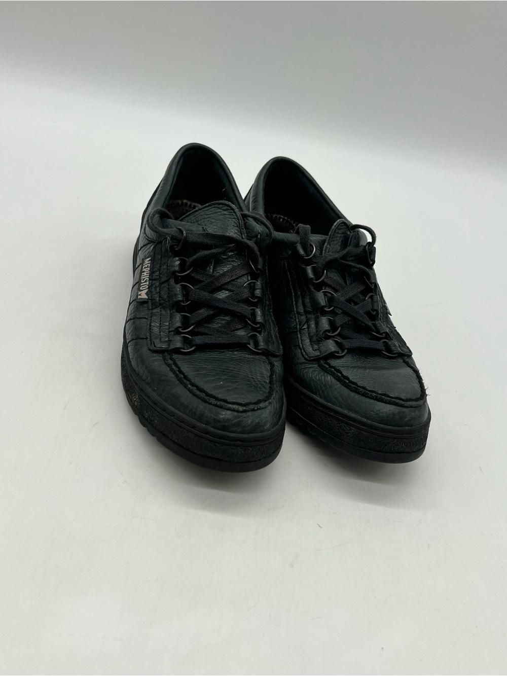 Mephisto Cruiser Women’s Size 8 Green Leather Lace Up Oxfords Wedge Shoes
